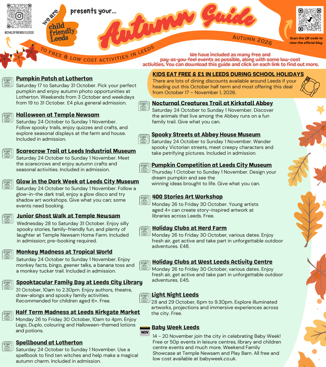 Image of October Half Term