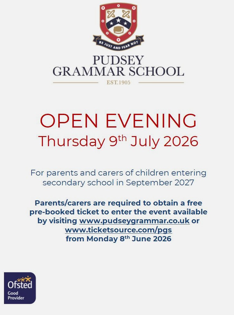 Image of Pudsey Grammar School Open Evening