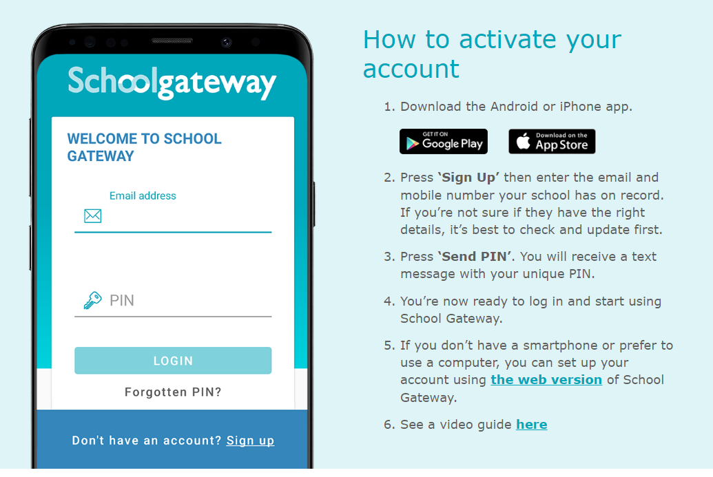 Image of IMPORTANT - School Gateway App