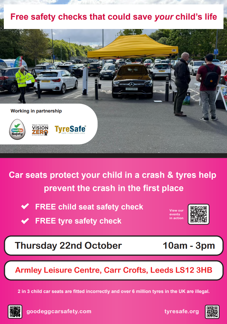 Image of Free Child Seat and Tyre Check - Thursday 22nd October
