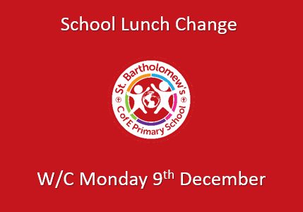 Image of IMPORTANT NOTICE - School Dinners Menu Change