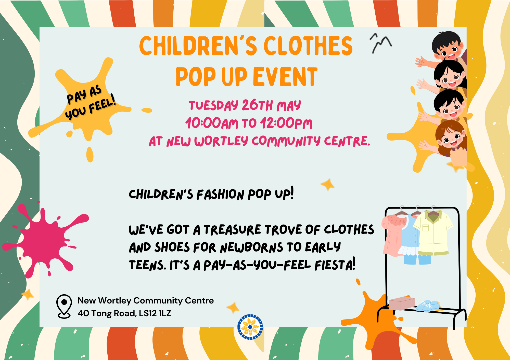 Image of New Wortley Community Centre - Children's Clothes Pop Up Event