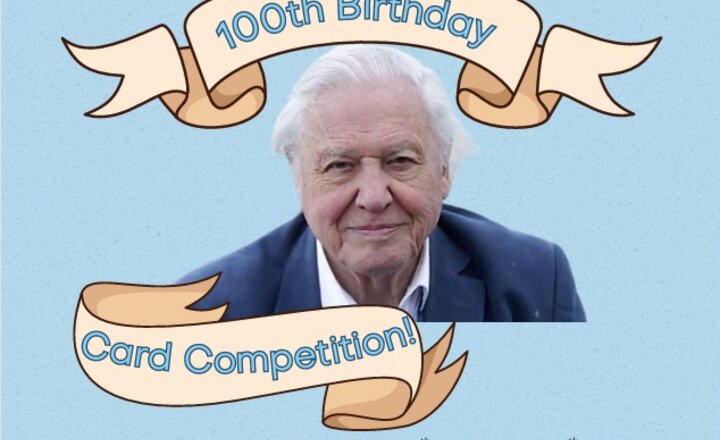 St Bede's poster for the David Attenborough's Card Competition