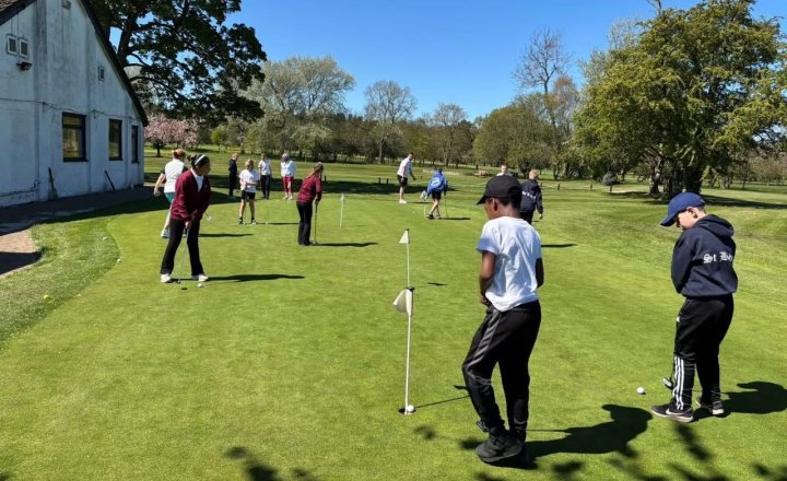 St Bede's Darlington golfers at the Darlington Golf Club