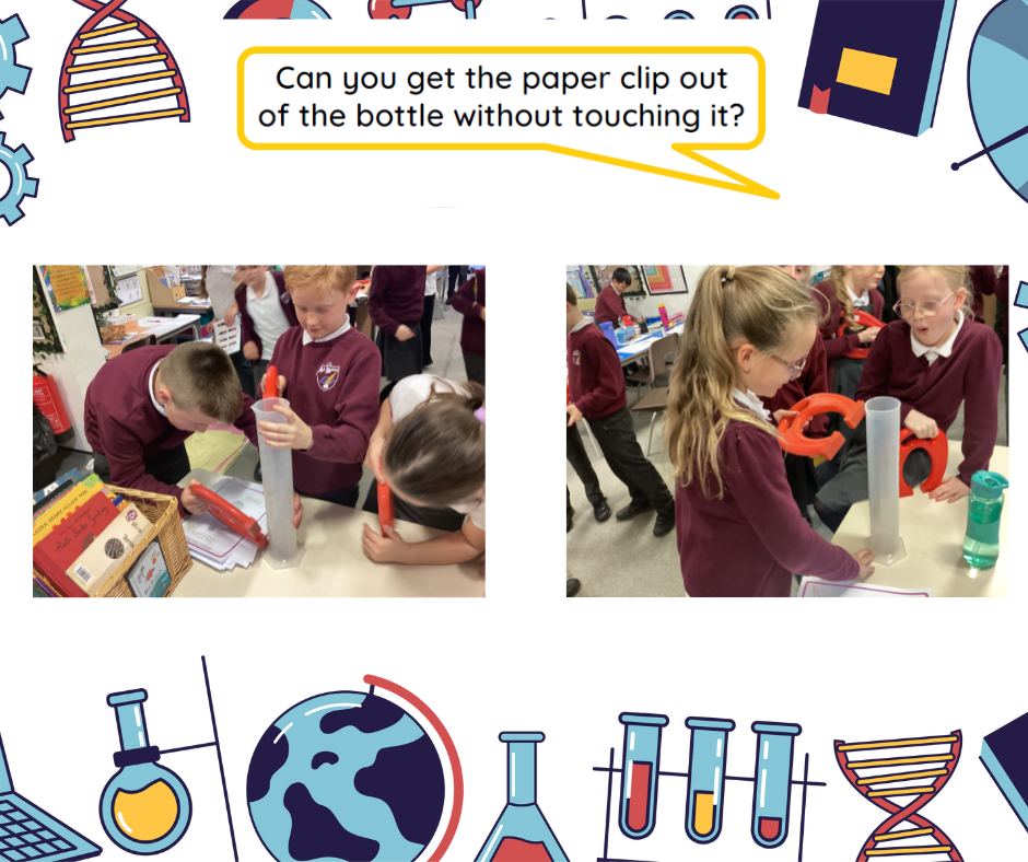 St Bede's pupils explore magnets and forces in class 3/4