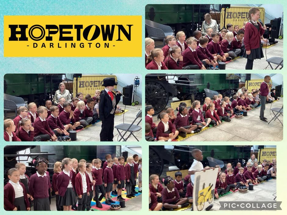 St Bede's performing at the event in Hopetown