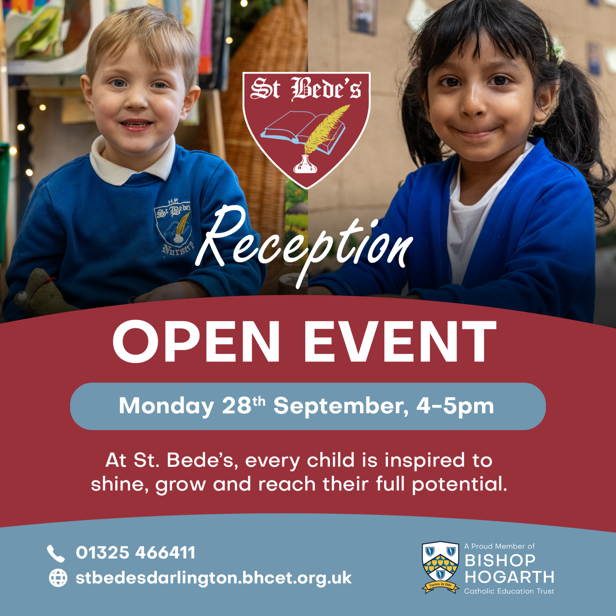 Image of Reception 2027 New Starters Open Event Mon 28th Sep 4-5pm