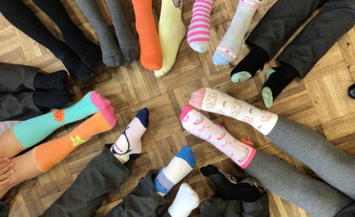 Image of Odd Socks Day in Year 4
