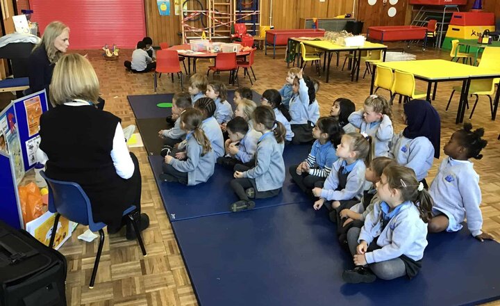 Image of School Nurses Visit Reception