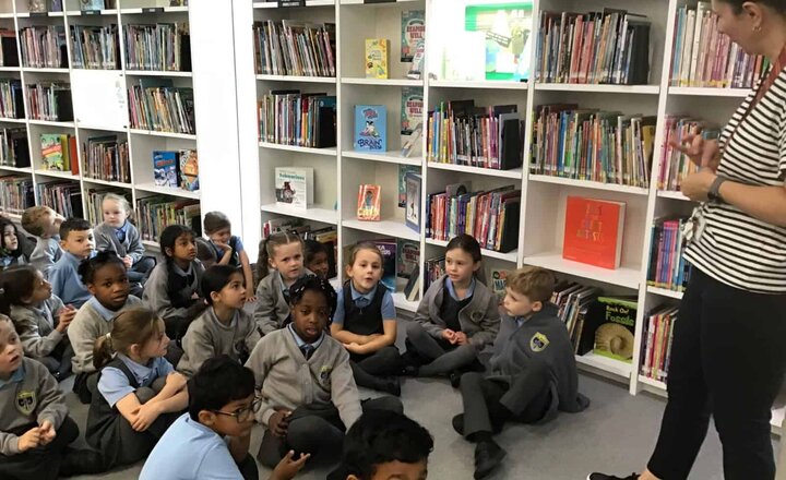 Image of Y1 Visit to ‘The Word’ Library – National Green Library Week