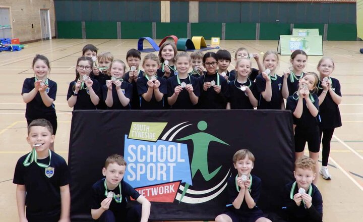 Image of Y3/4 District Sportshall Athletics – Team Silver Success!