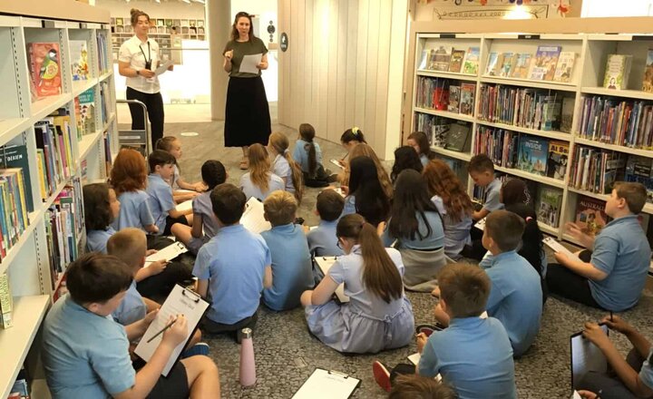 Image of Year 4 Library Visit