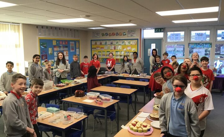 Image of Year 5 Cake Sale for Red Nose Day