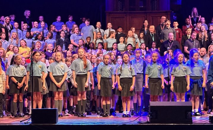 Image of St Bede’s Choir Performs at Newcastle City Hall