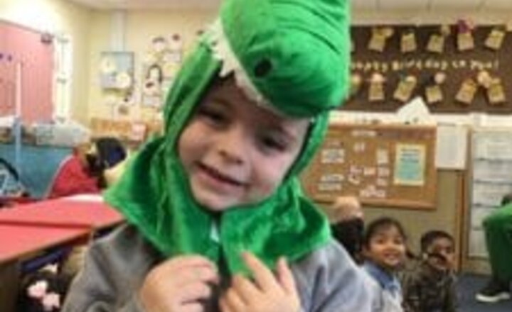 Image of A crocodile visited Nursery!