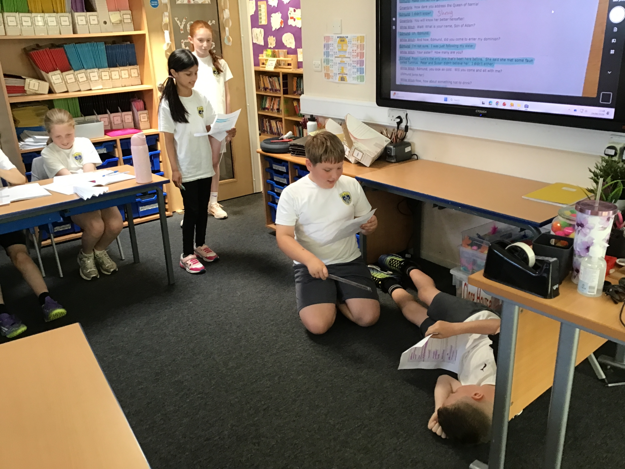 Image of Year 5 Drama – The Lion, the Witch and the Wardrobe
