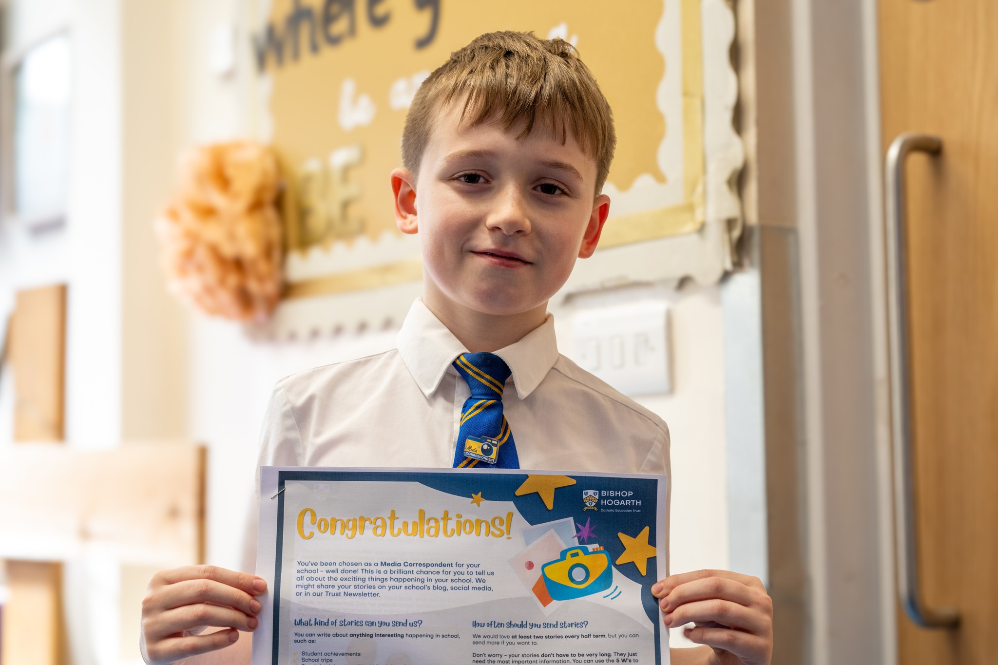 Media Correspondents at St Bega's