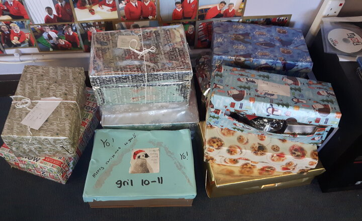 Image of Shoe Boxes for International Aid