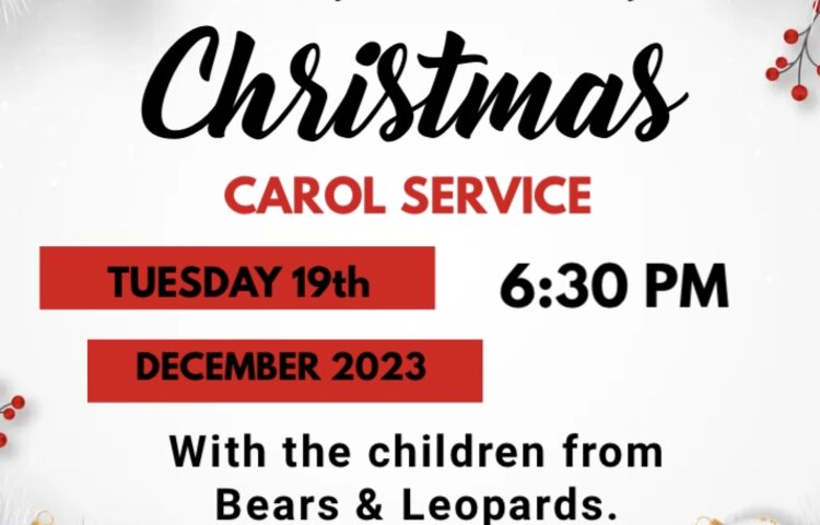 Image of Carol Service with our Years 3 & 4