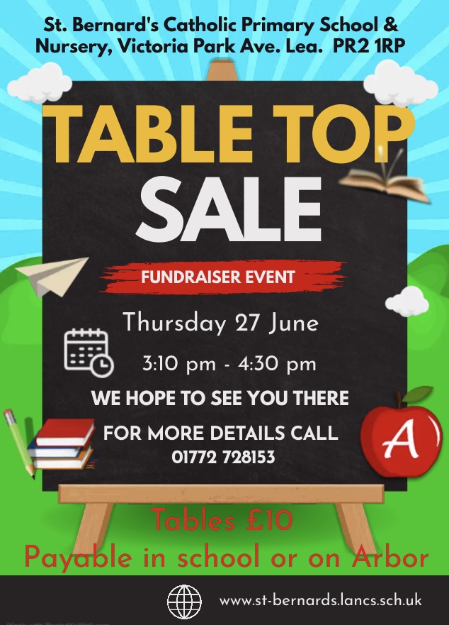 Image of Table Top Sale