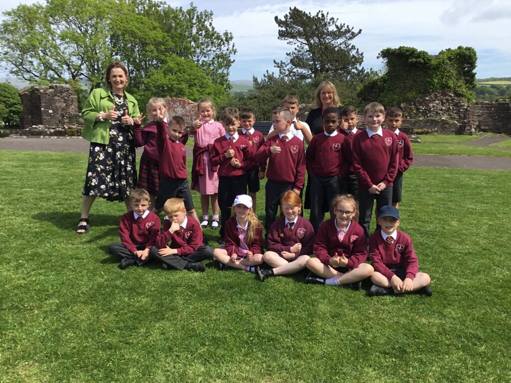 Image of Year 3 enjoy their attendance prize for Spring Term.