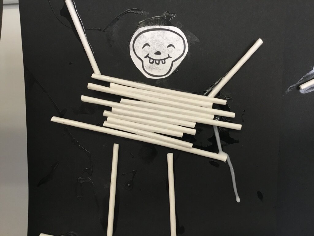 Image of Funny bones skeleton art