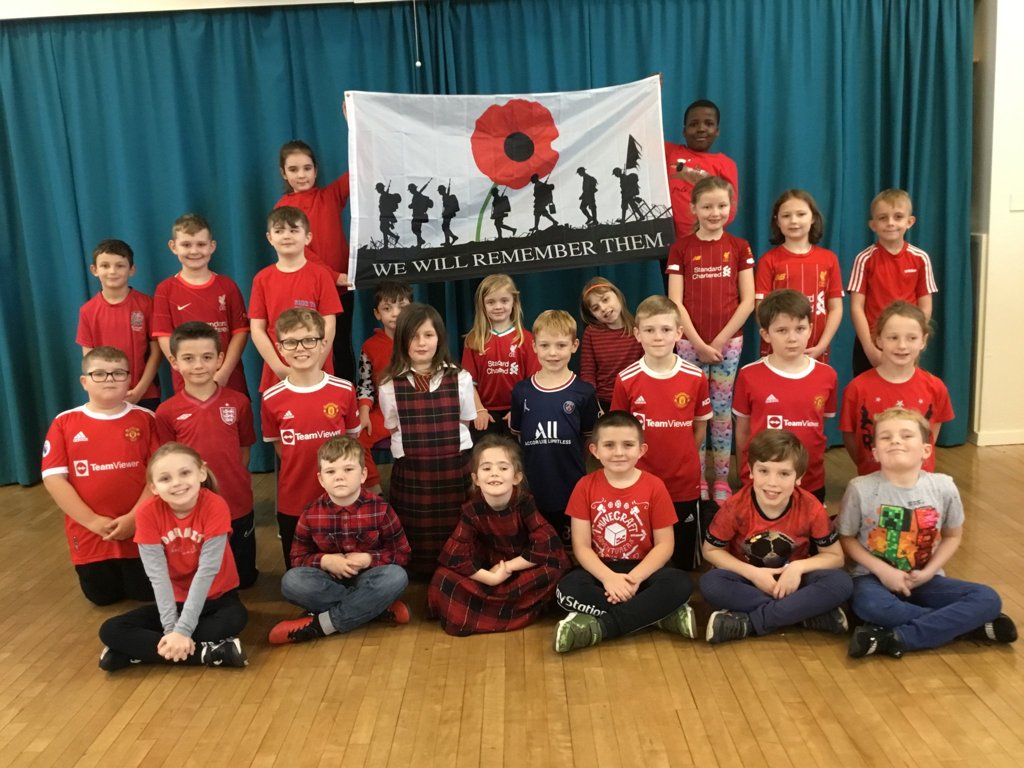 Image of Year 4 Commemorate Remembrance Day 2021