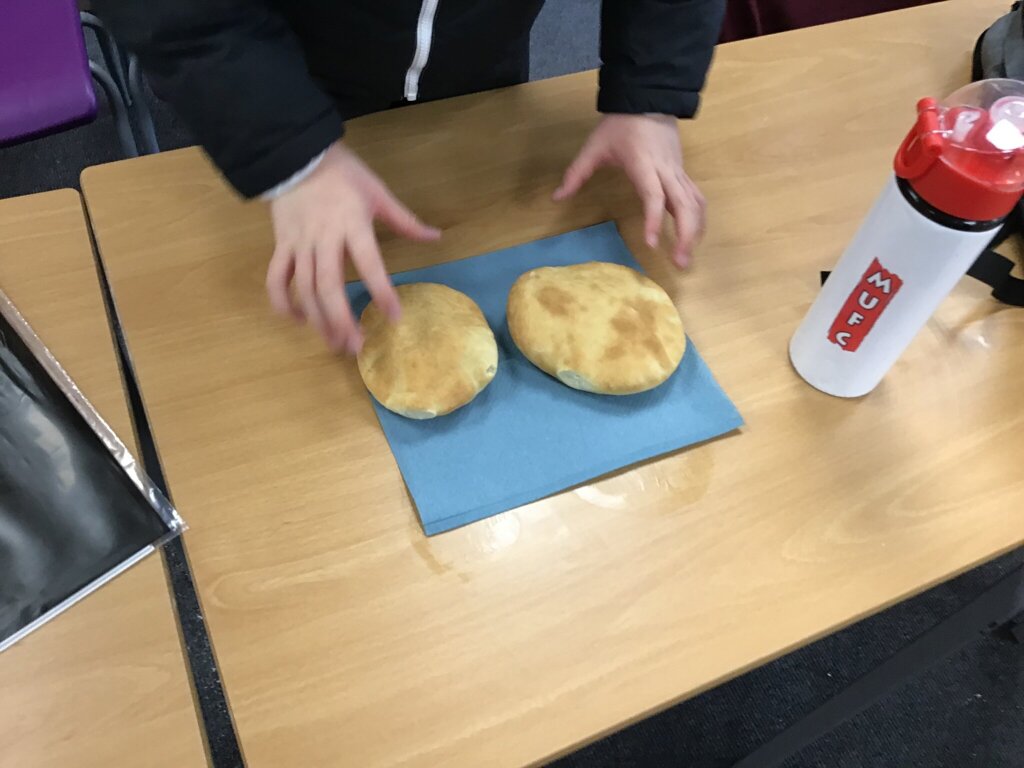Image of Y6 D&T Pitta Bread Making