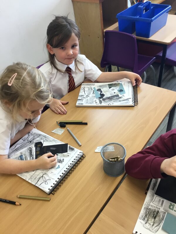 Image of Year One Exploring Mark Making 