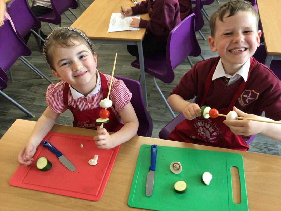 Image of Vegetable Kebabs in Year 1