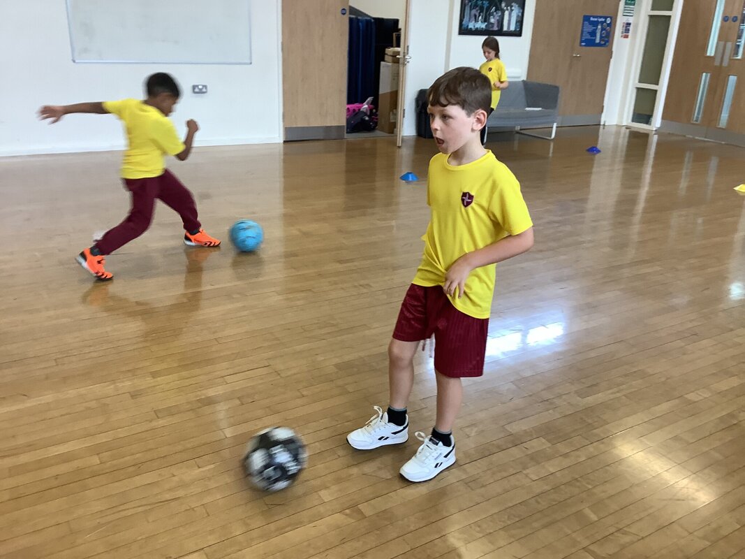 Image of Football Skills in Year 2 June 2024