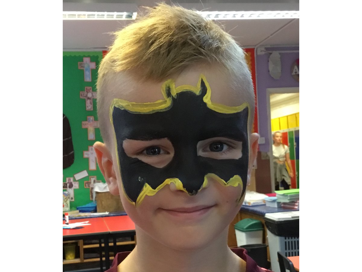 Face painting for the summer fete | St Bridget's Catholic Primary School