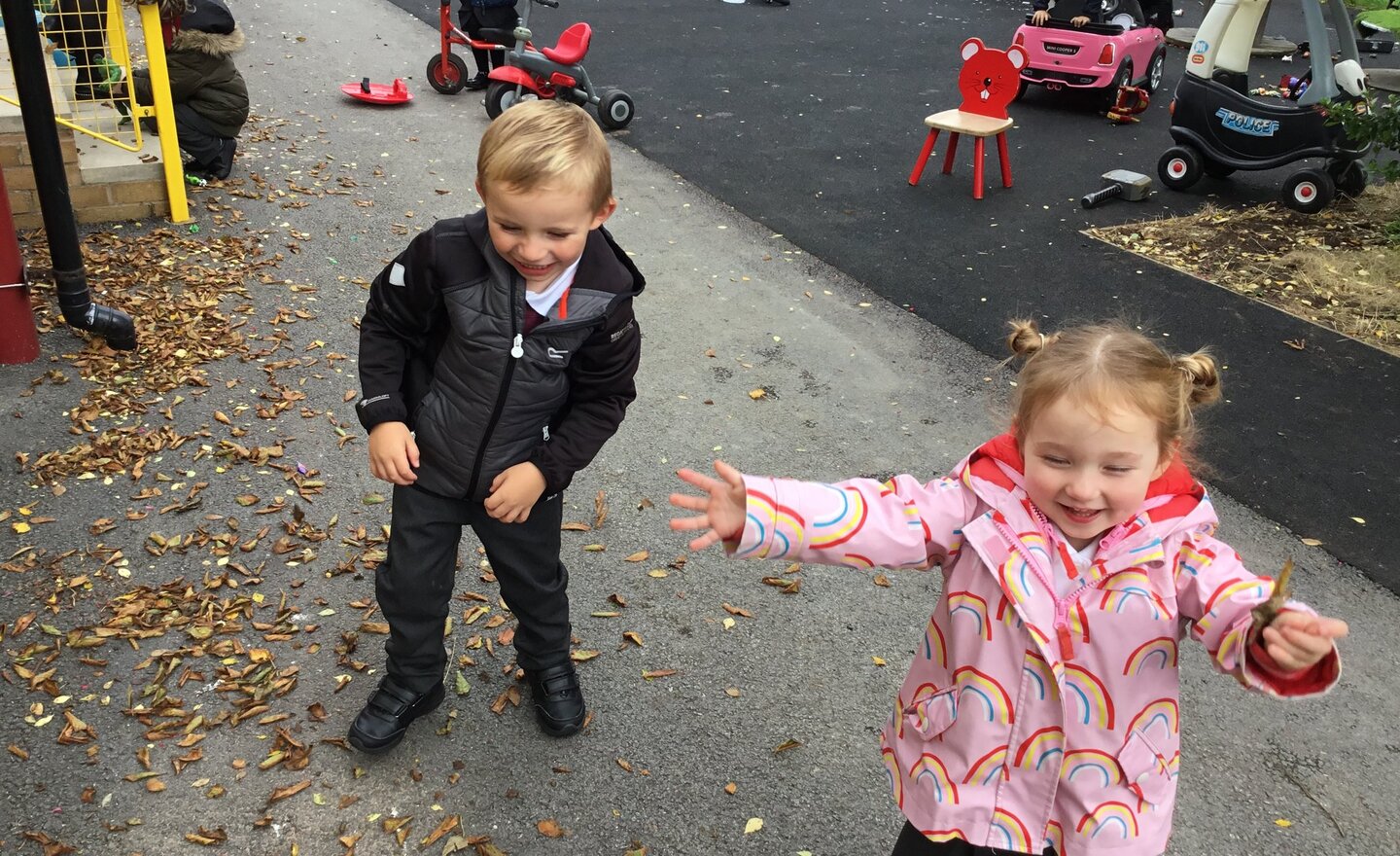 Image of We love outdoor provision in all weathers!