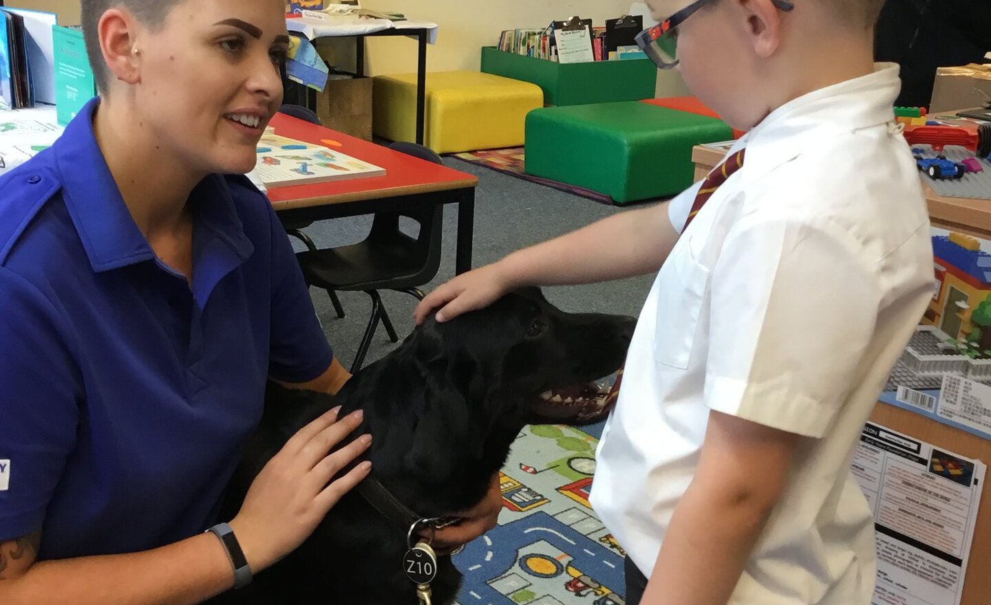 Image of Police dog visit