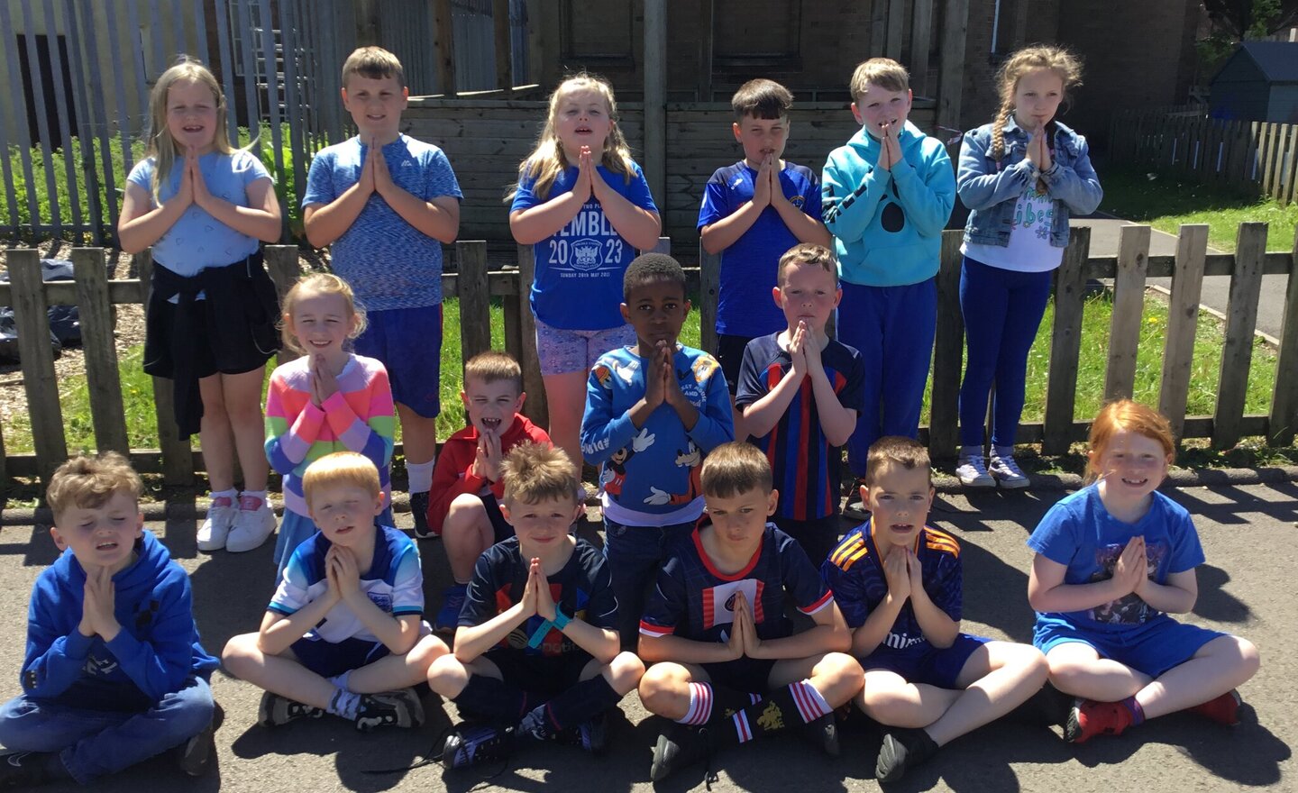 Image of Year 3 celebrate May with their Class Saint - St. Mary