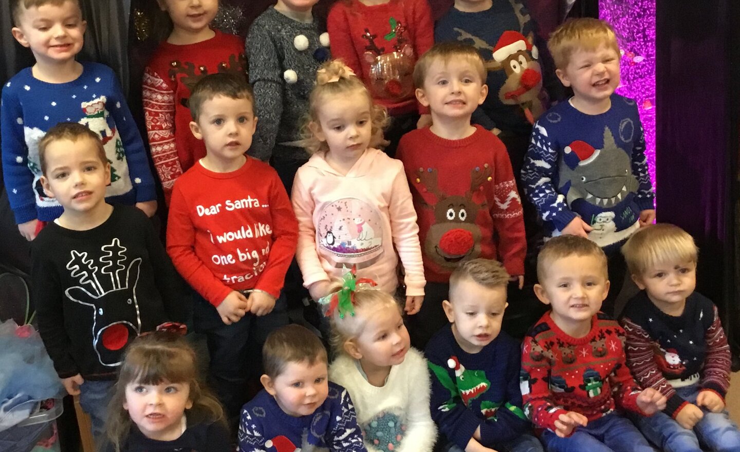 Image of Nursery Christmas jumper day