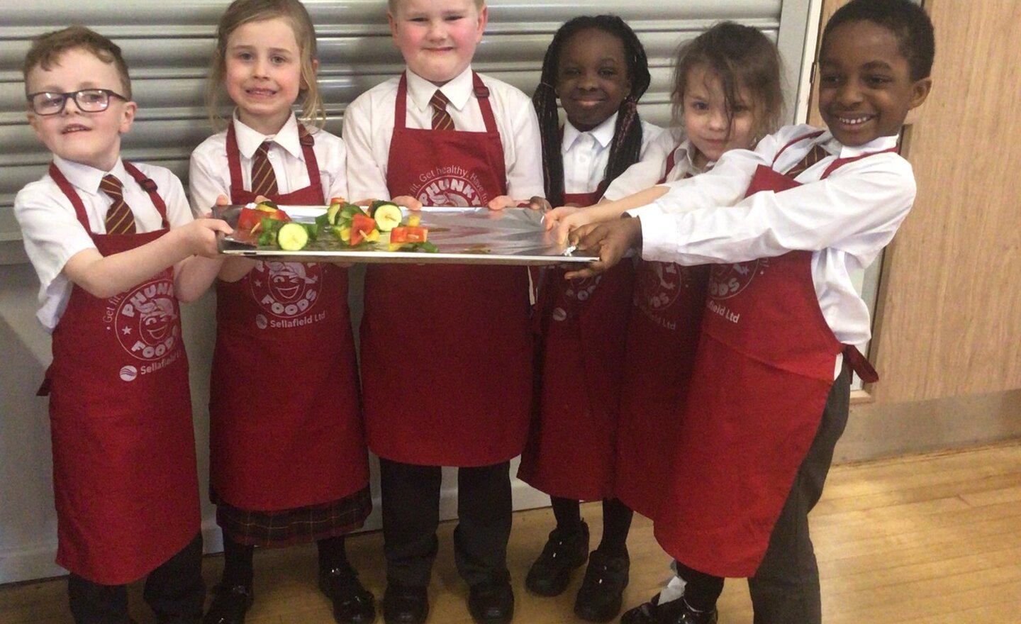 Image of Year 1 Chefs make Vegetable Kebabs