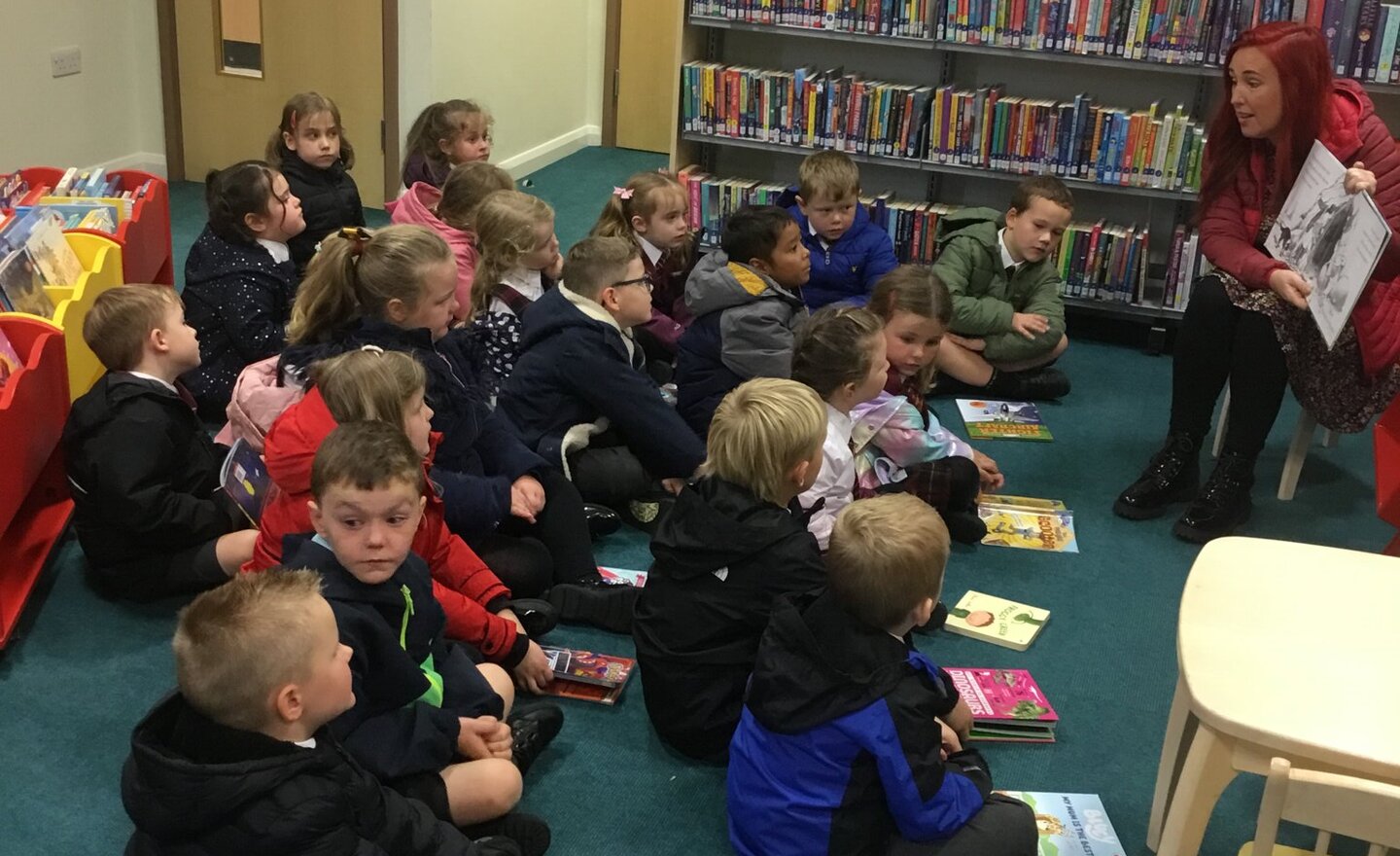 Image of Year 1 Library Visit 