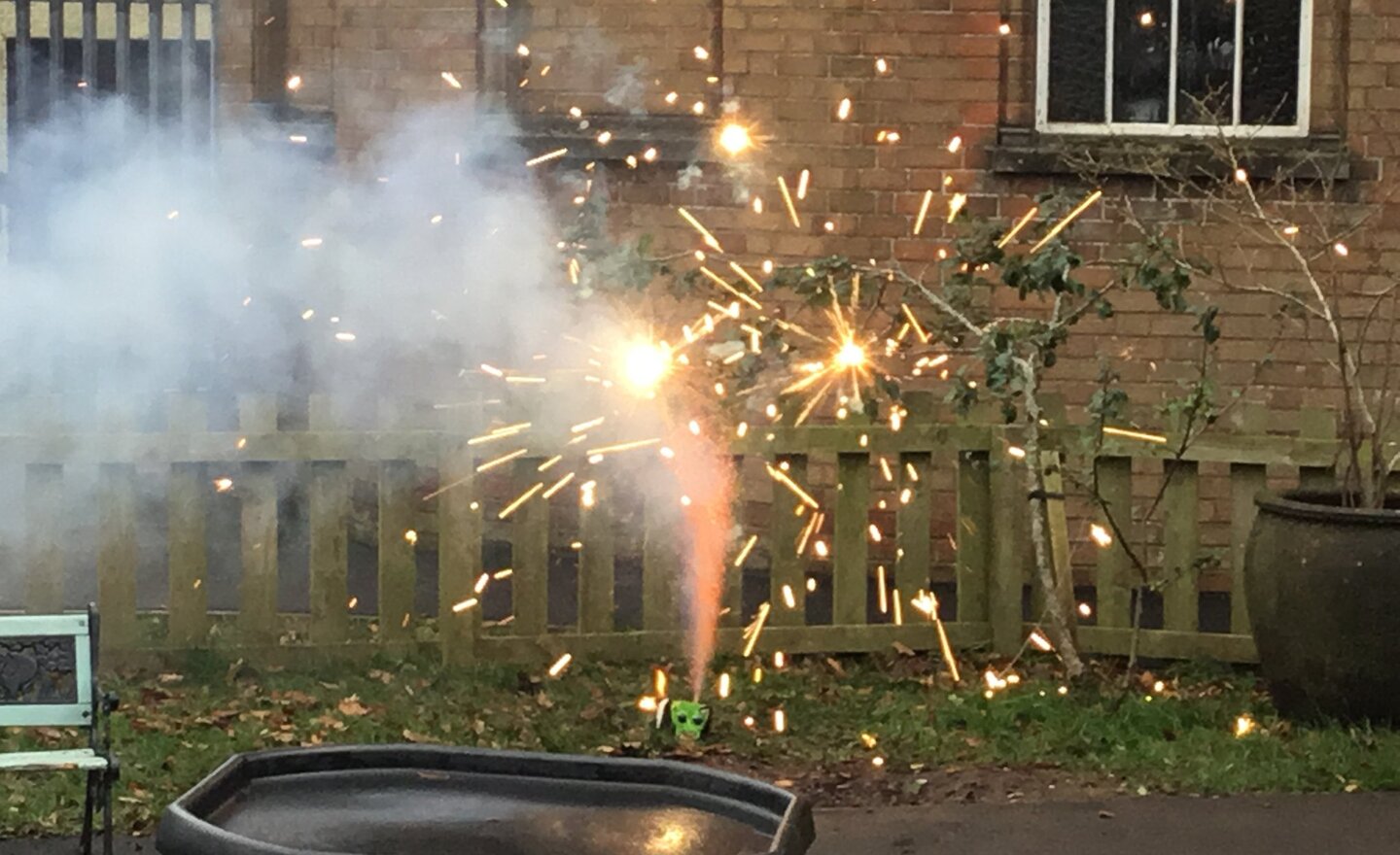 Image of Reception bonfire celebrations 