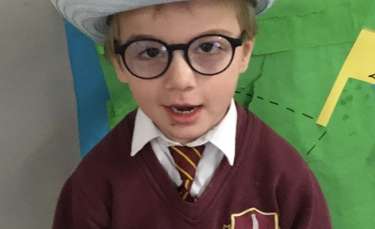 Image of Easter Bonnet parade in Reception 