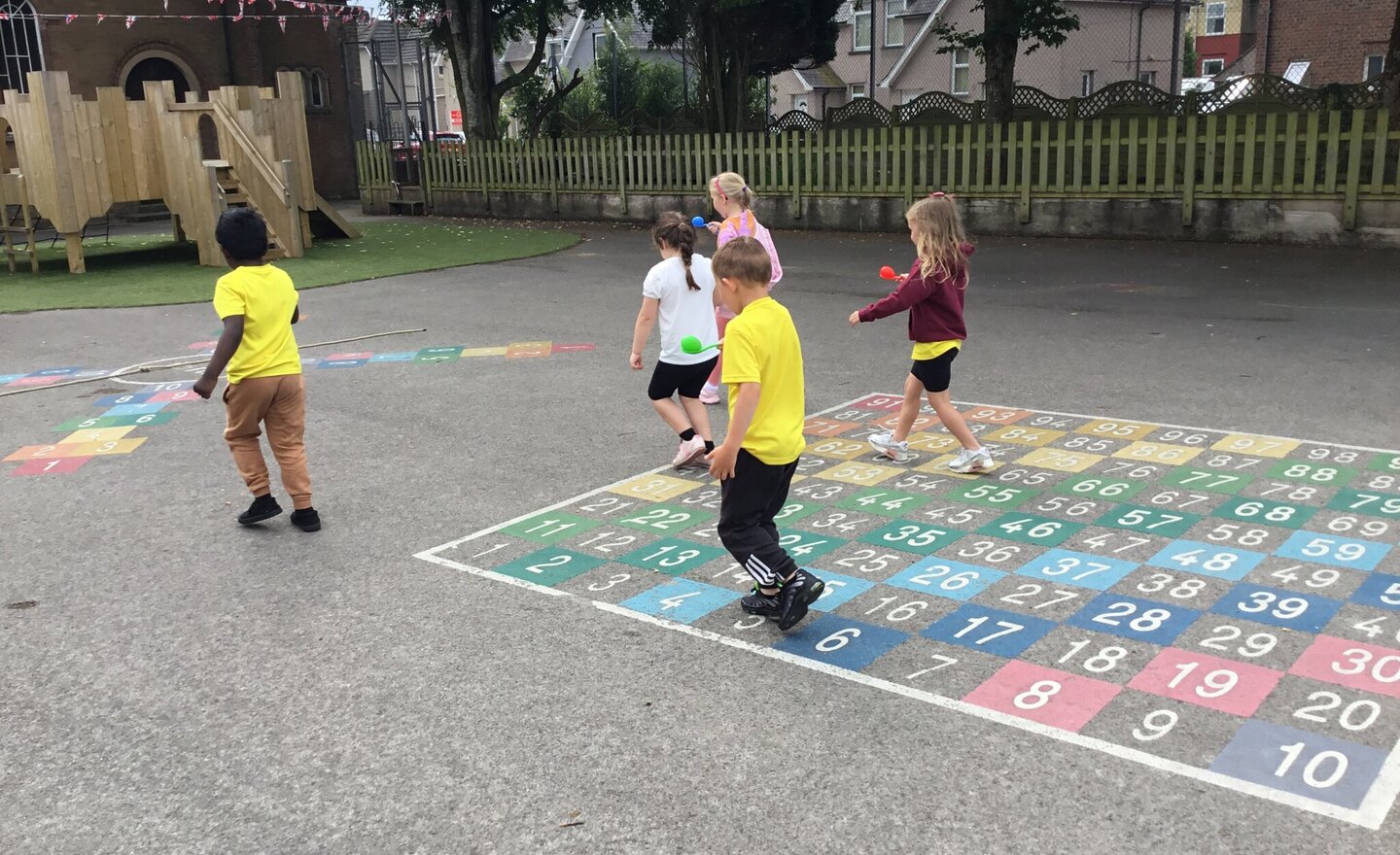 Image of National Sports Week in Reception 