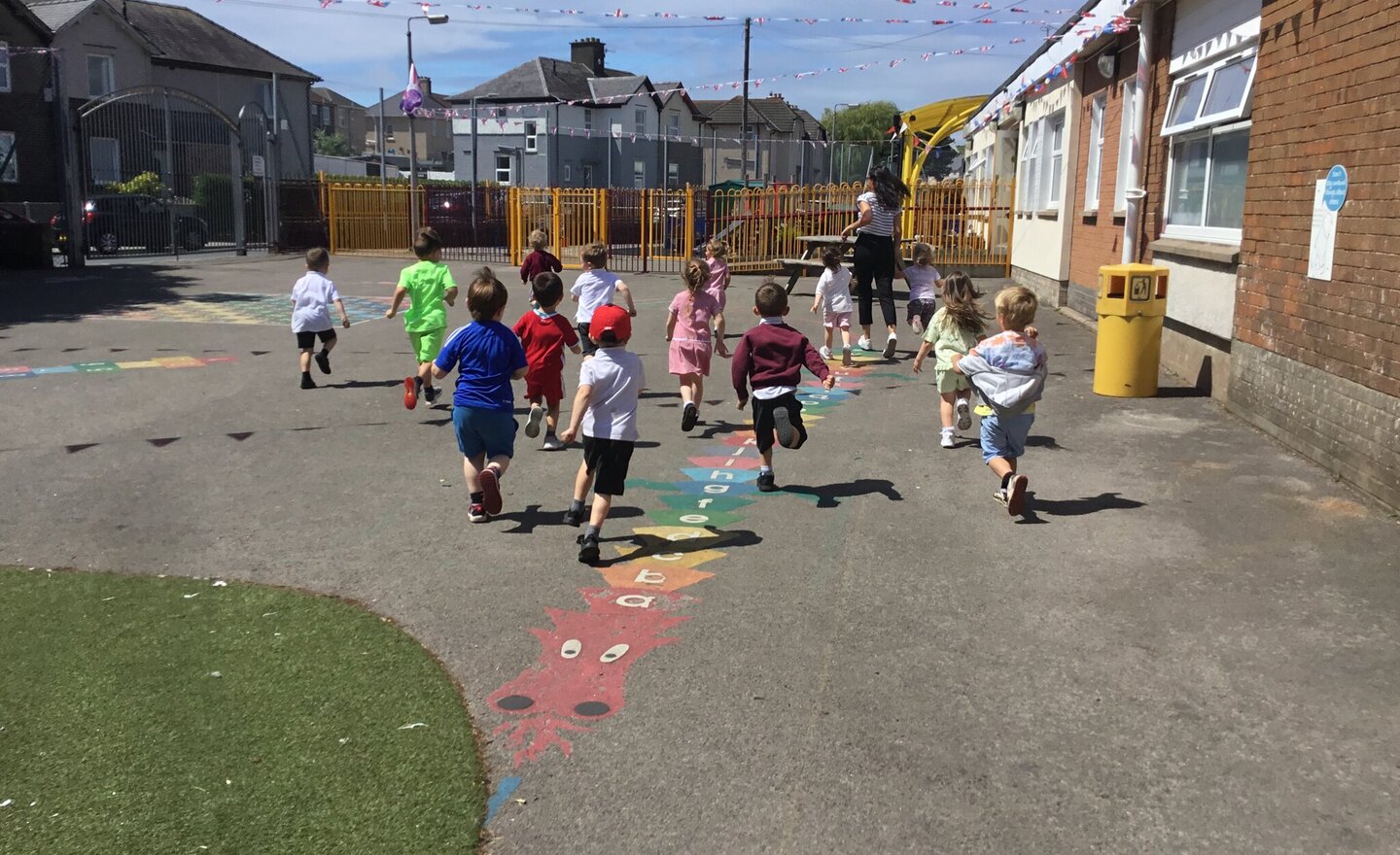 Image of National School Sports Week in Nursery