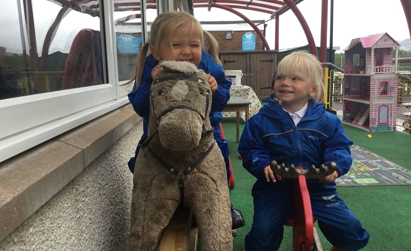 Image of Nursery fun in the rain