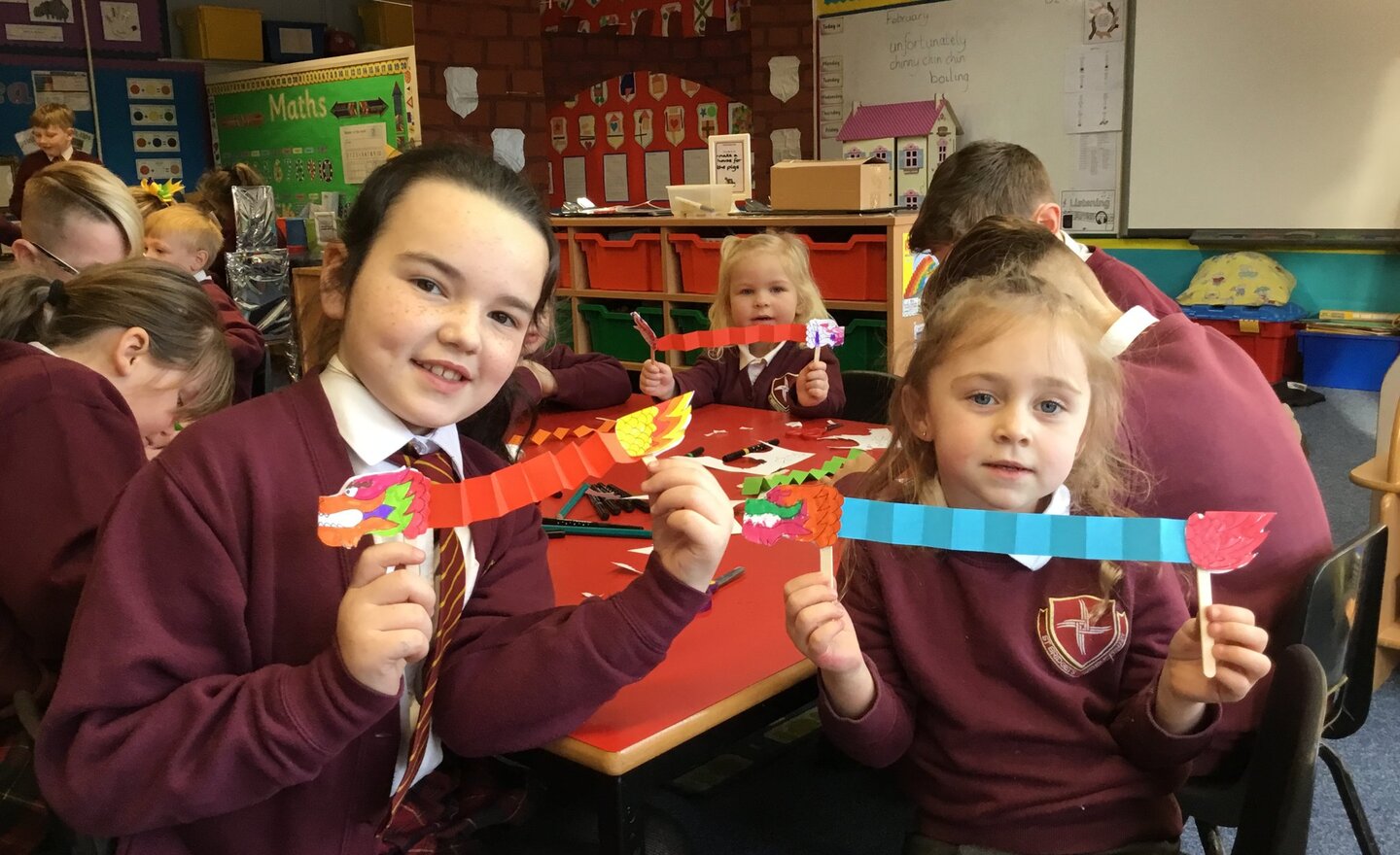 Image of Chinese New Year workshop: Making concertina dragons