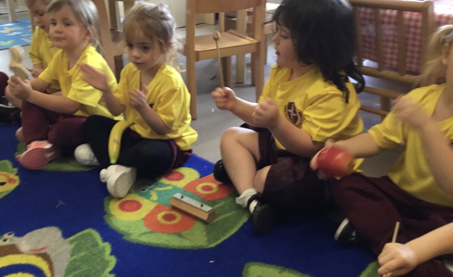 Image of Music instruments in Reception