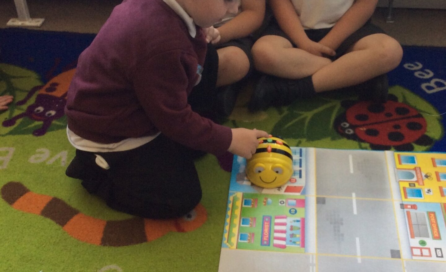 Image of Nursery using the Beebots