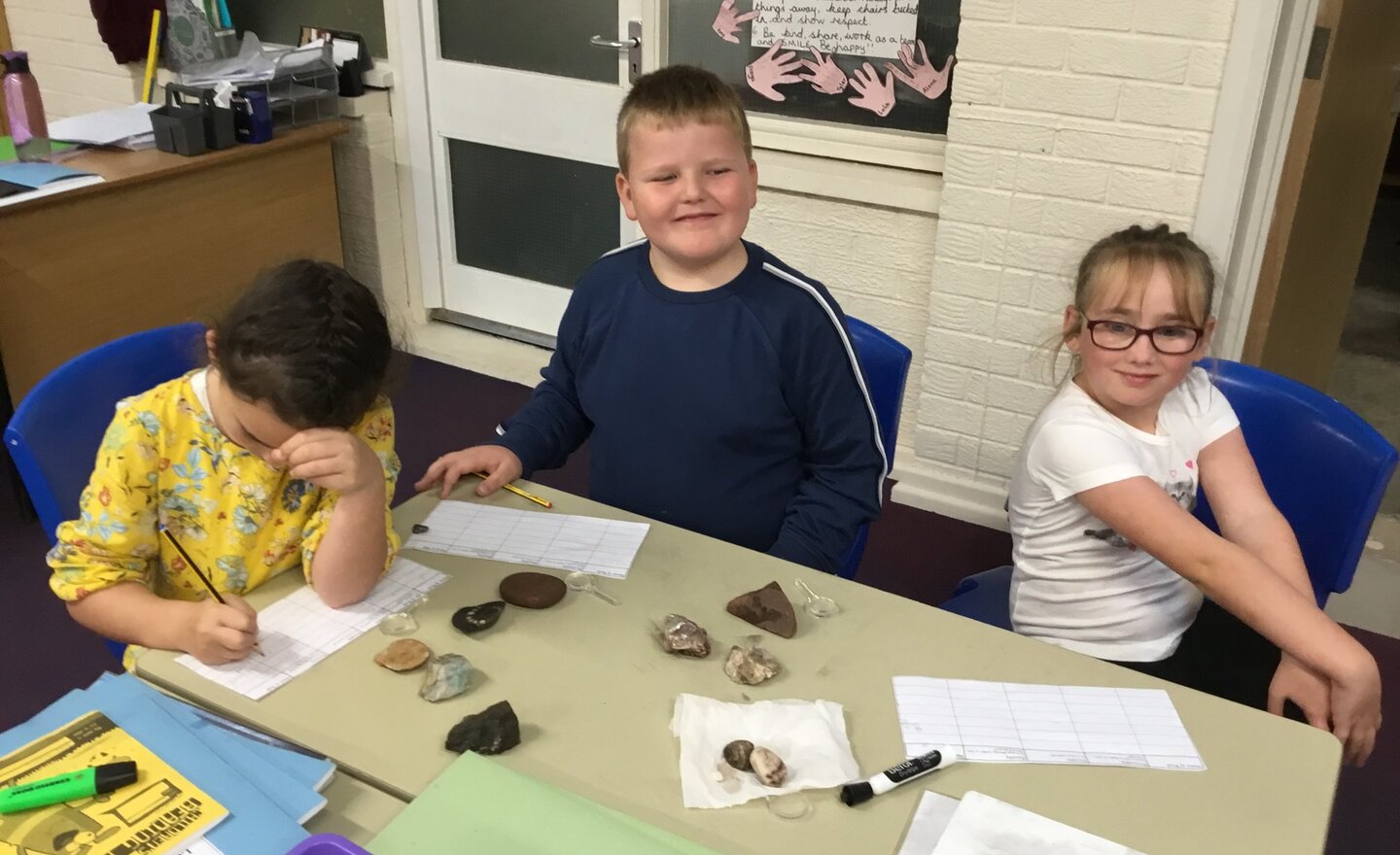 Image of Investigating properties of rocks