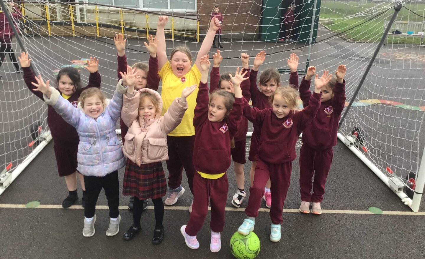 Image of Year 1 Take Part in the Biggest  Ever Football Session 