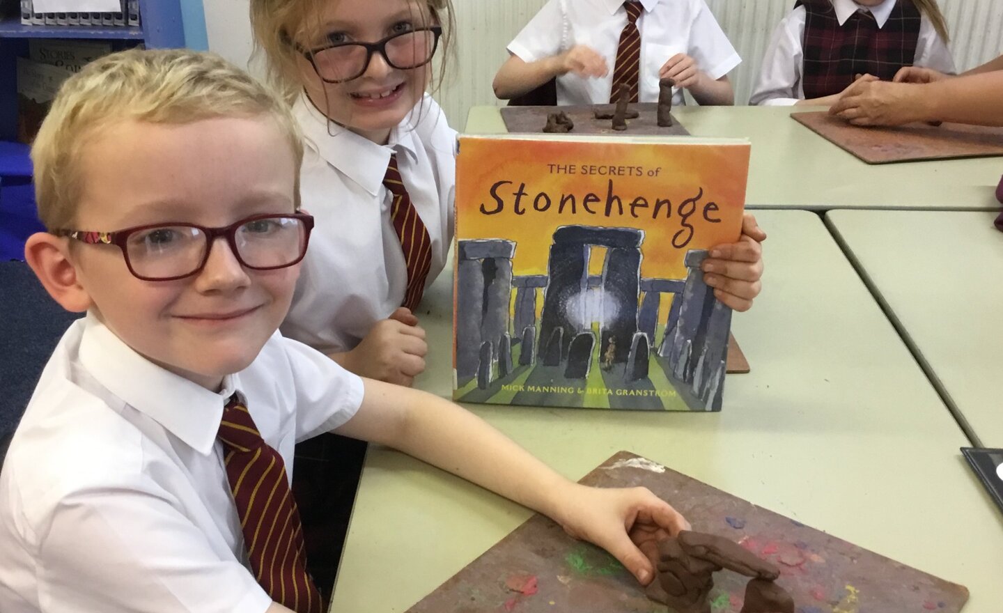 Image of Year 3 Stonehenge Clay Models