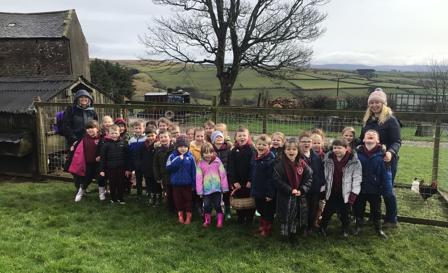 Image of Year 1 visit Strudda Bank Farm